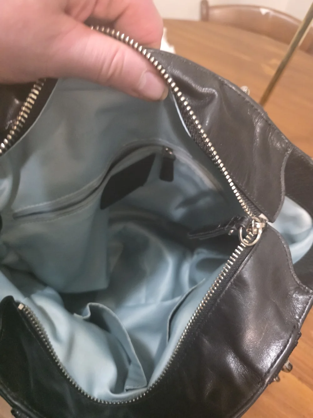 Coach Collette In Black Cowhide,buttery Soft Leather